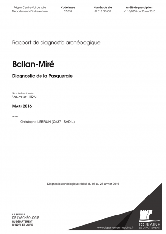 Ballan-Miré, "La Pasqueraie"