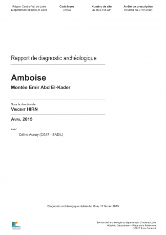 Amboise, "Montée Emir Abd El-Kader"