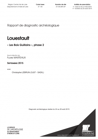 Louestault, "Les Bois Guillains", phase 2
