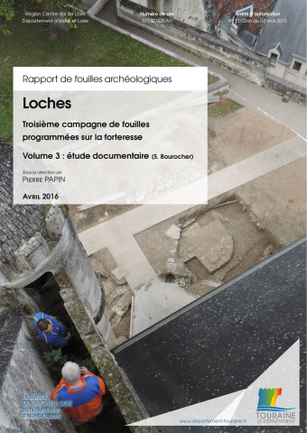 Loches, troisième campagne de fouille programmée dans le parc des logis royaux