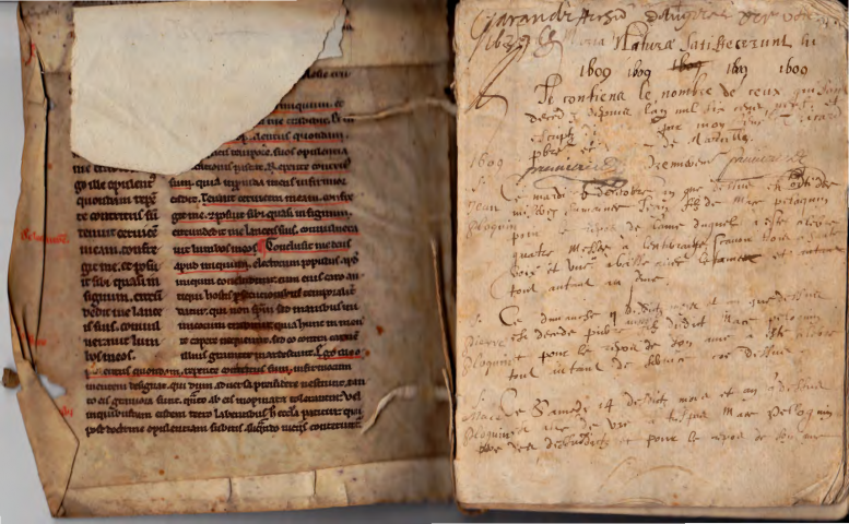 Collection communale. Sépultures, 1609-1656