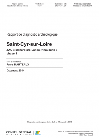 Saint-Cyr-sur-Loire, ZAC "Ménardière-Lande-Pinauderie"