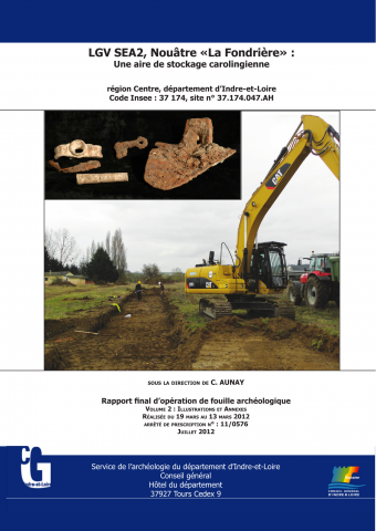 Nouâtre, "La Fondrière", LGV SEA2