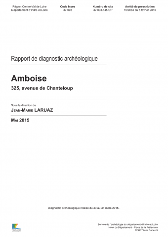 Amboise, 325 avenue de Chanteloup