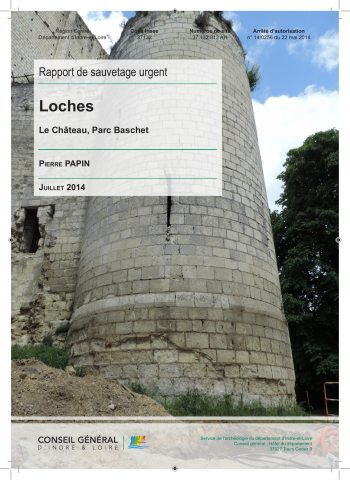 Loches, Le château, parc Baschet