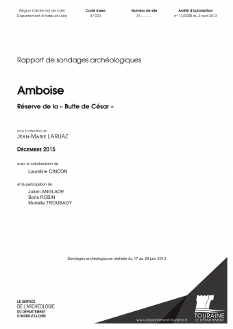 Amboise, Réserve de la "Butte de César"
