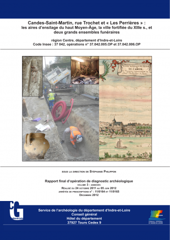 Candes-Saint-Martin, rue Trochet et "Les Perrières"