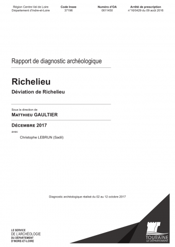 Richelieu, déviation de Richelieu